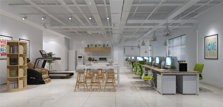 現(xiàn)代簡約和新中式風格辦公室設(shè)計